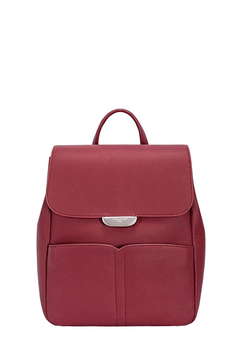 Sac à dos en cuir synthétique bordeaux - RIVE GAUCHE