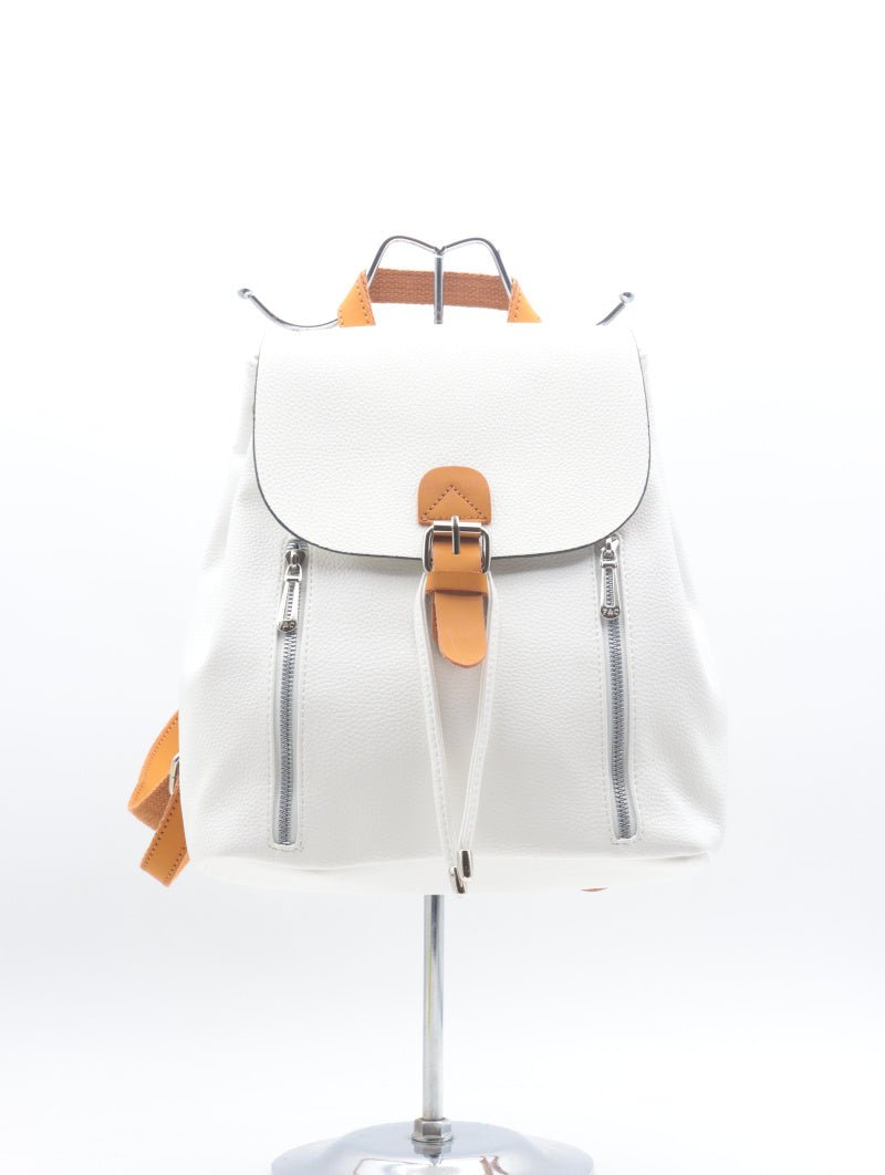 Sac à dos vintage Flora & co blanc - RIVE GAUCHE