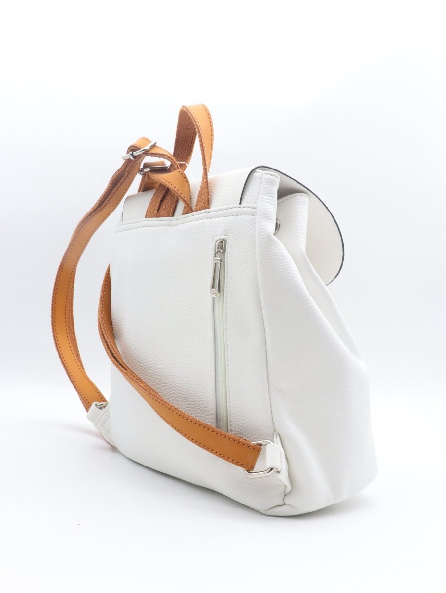 Sac à dos vintage Flora & co blanc - RIVE GAUCHE