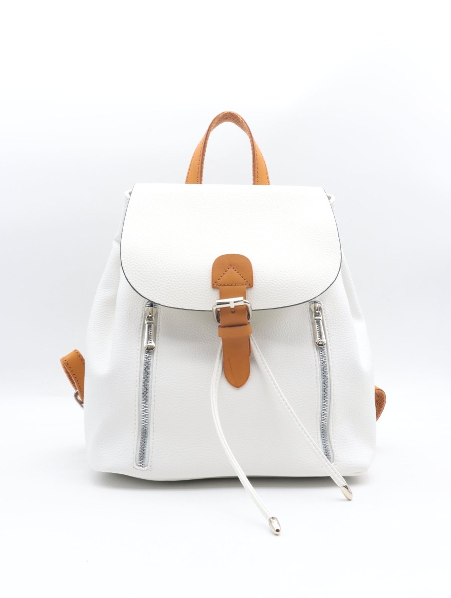 Sac à dos vintage Flora & co blanc - RIVE GAUCHE