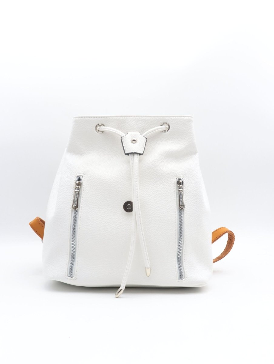 Sac à dos vintage Flora & co blanc - RIVE GAUCHE