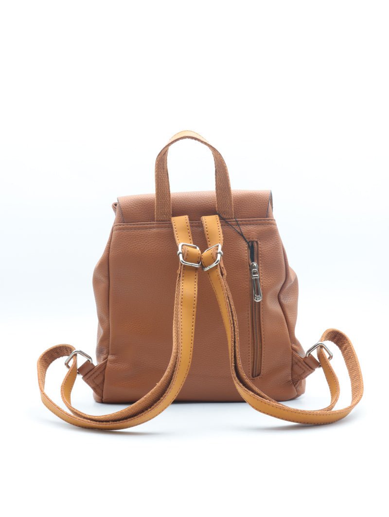 Sac à dos vintage Flora & co camel - RIVE GAUCHE