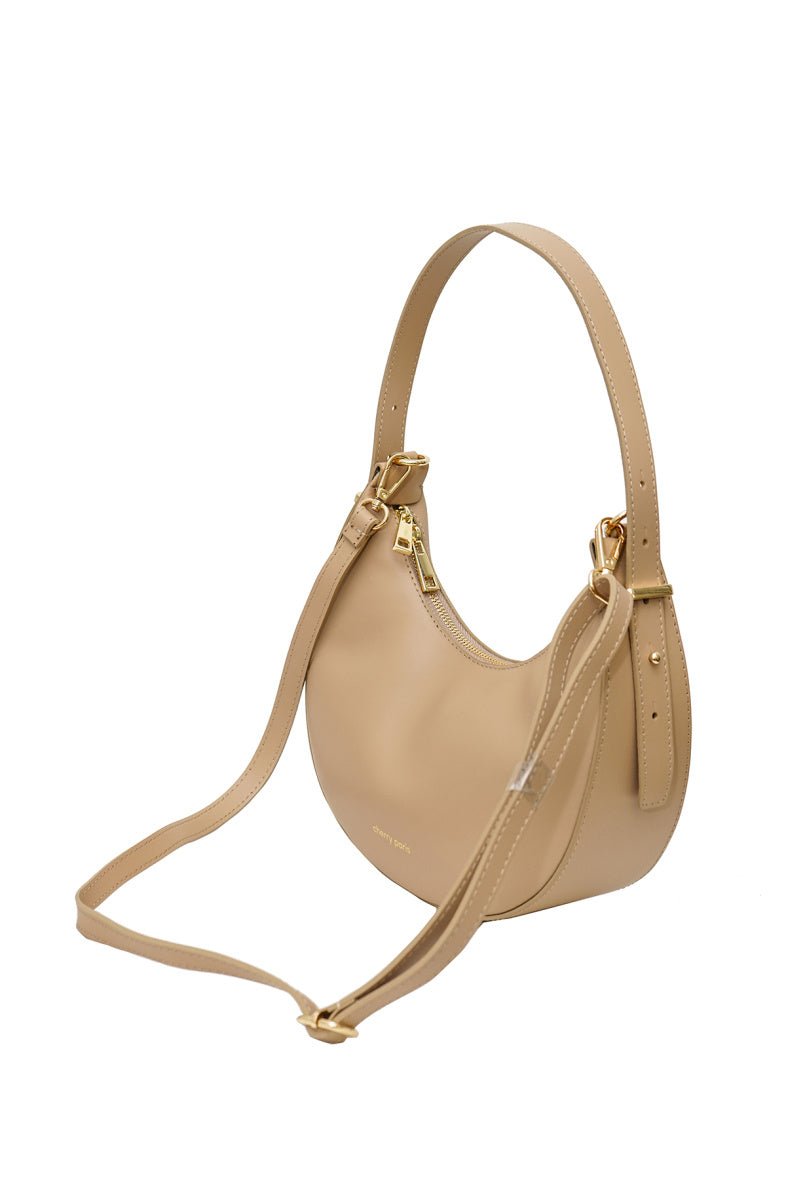 Sac à l'épaule Cherry Paris demi - lune caramel - RIVE GAUCHE