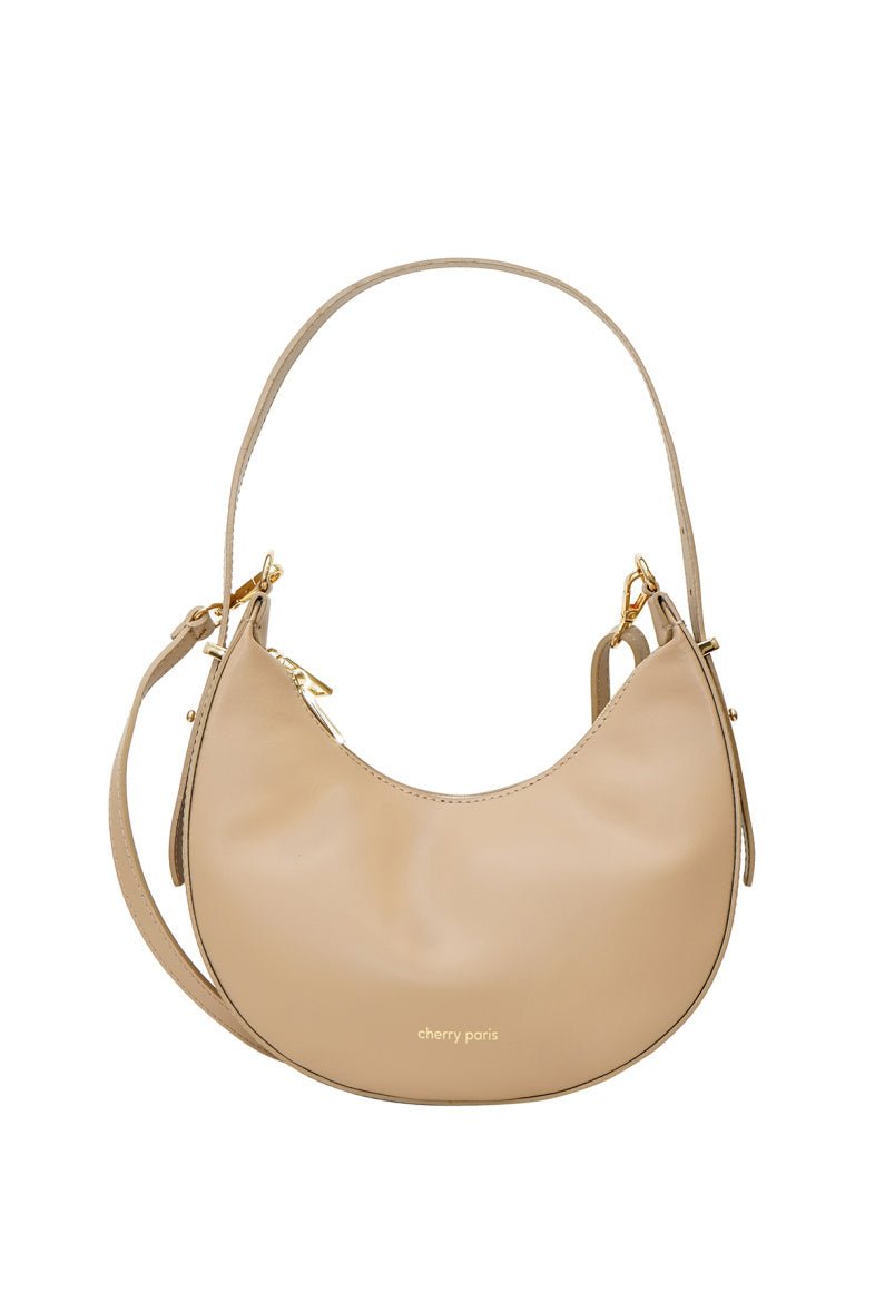 Sac à l'épaule Cherry Paris demi - lune caramel - RIVE GAUCHE