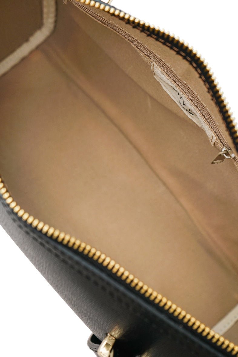 Sac à l'épaule Cherry Paris en cuir de vachette noir - RIVE GAUCHE