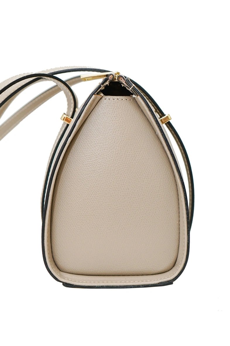 Sac à l'épaule Cherry Paris en cuir de vachette taupe - RIVE GAUCHE