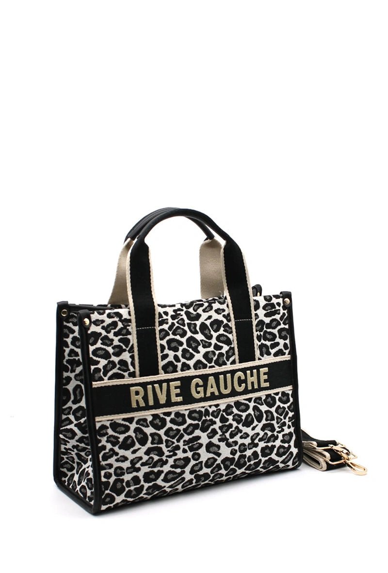 Sac à main motif léopard RIVE GAUCHE - RIVE GAUCHE