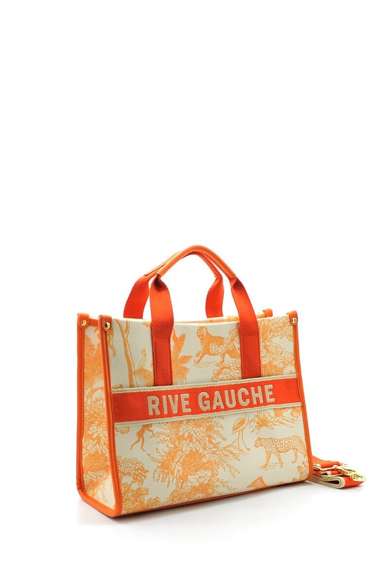 Sac à main Rive Gauche orange - RIVE GAUCHE