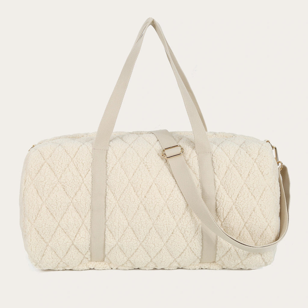 Sac bowling en moumoute écru - RIVE GAUCHE