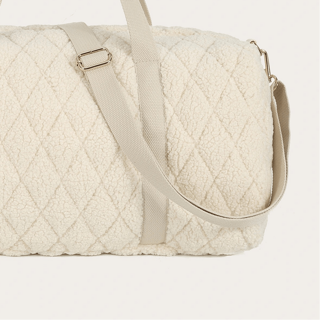 Sac bowling en moumoute écru - RIVE GAUCHE