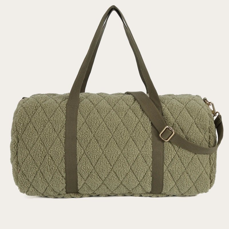 Sac bowling en moumoute kaki - RIVE GAUCHE