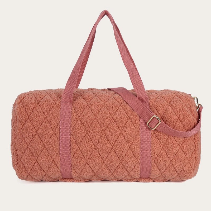 Sac bowling en moumoute rose - RIVE GAUCHE