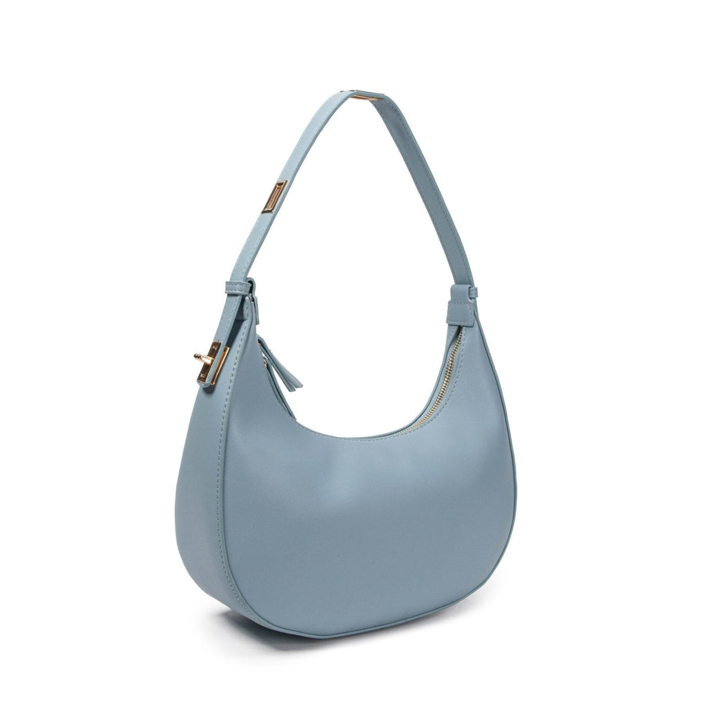 Sac hobo porté épaule bleu pastel - RIVE GAUCHE