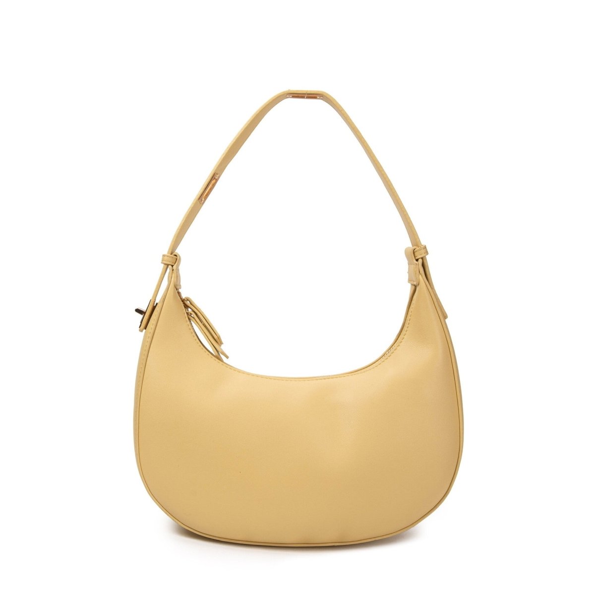 Sac hobo porté épaule jaune pastel - RIVE GAUCHE