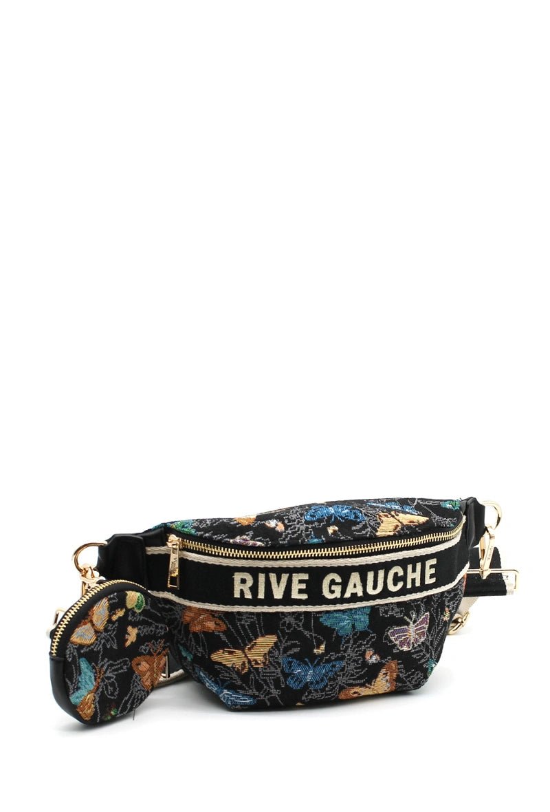 Sacoche banane RIVE GAUCHE noire - RIVE GAUCHE