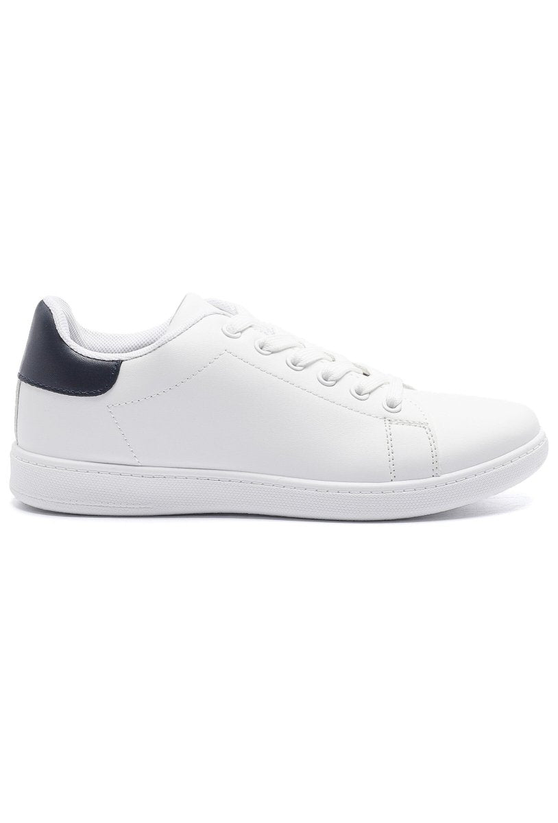 Sneakers BASIC blanches et noires - RIVE GAUCHE
