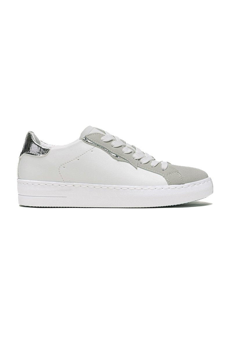 Sneakers basses argent à imprimé tendance - RIVE GAUCHE