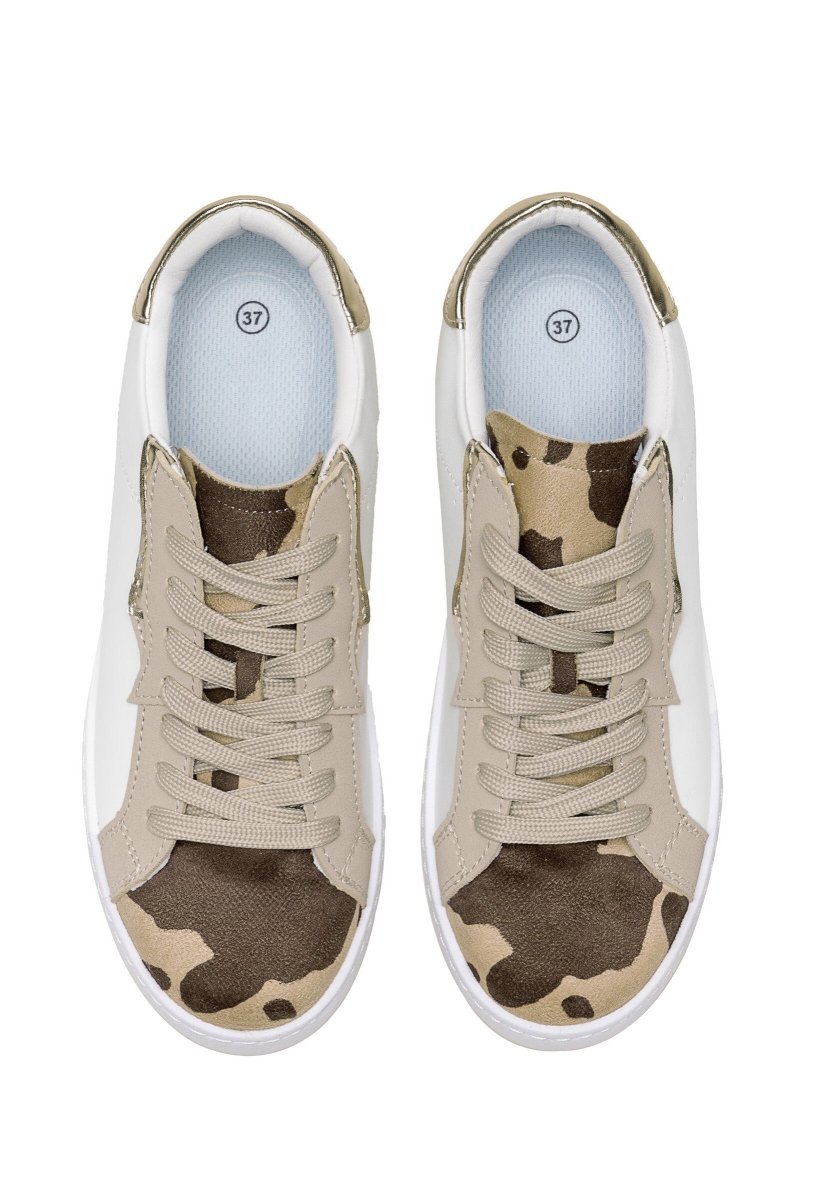 Sneakers basses tachetées à imprimé tendance - RIVE GAUCHE