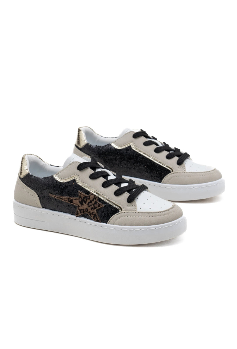 Sneakers beiges Star Glitter - RIVE GAUCHE
