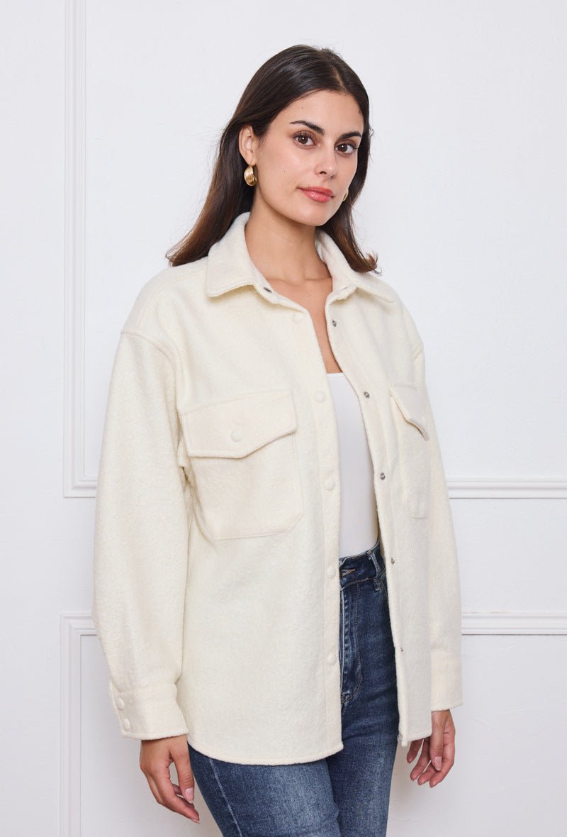 Surchemise écrue avec poches à rabats - RIVE GAUCHE