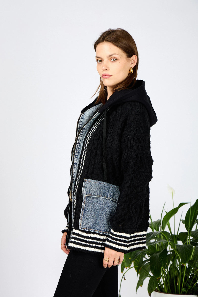 Veste bi matière Chenoa - RIVE GAUCHE