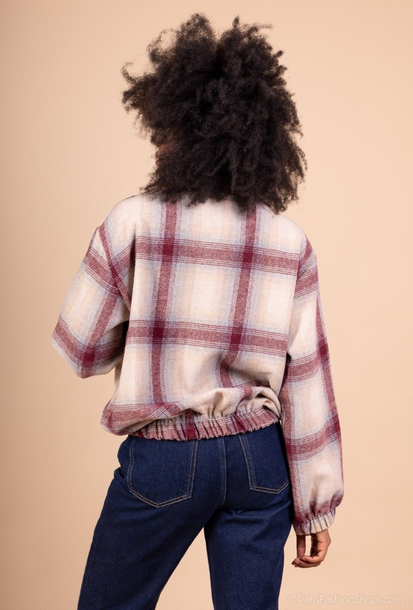 Veste bomber à col contrasté - RIVE GAUCHE