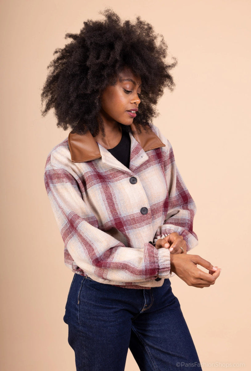 Veste bomber à col contrasté - RIVE GAUCHE