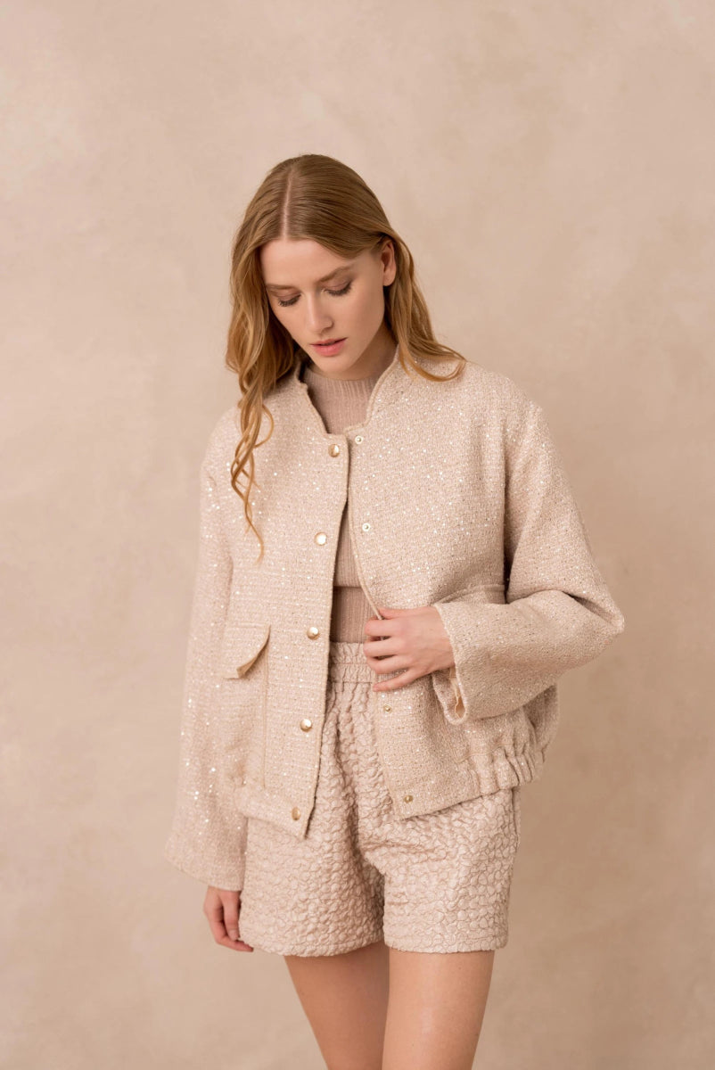 Veste bomber brillant - RIVE GAUCHE