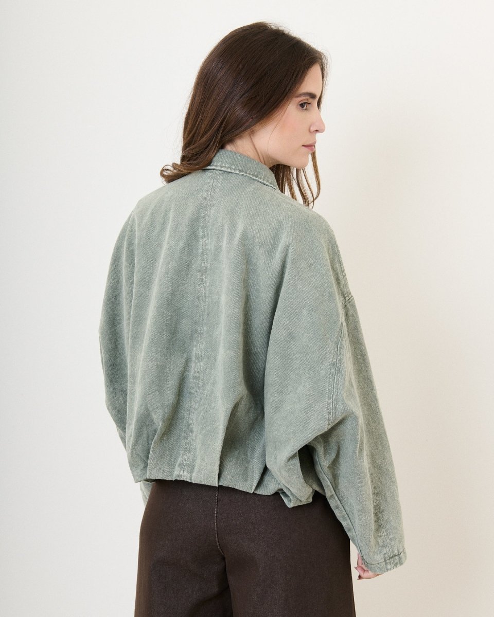 Veste en denim style bomber - RIVE GAUCHE