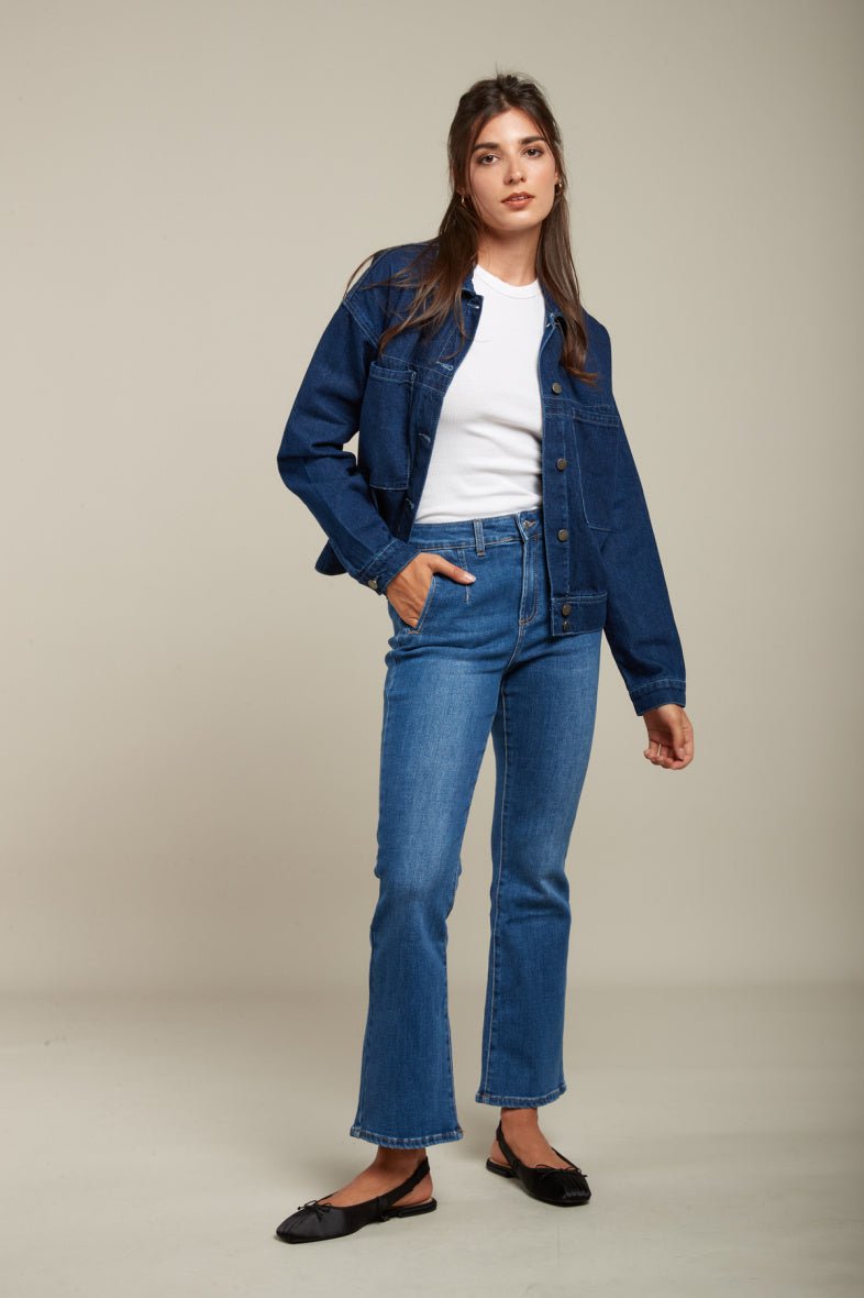 Veste en jean blue denim - Daddy - RIVE GAUCHE