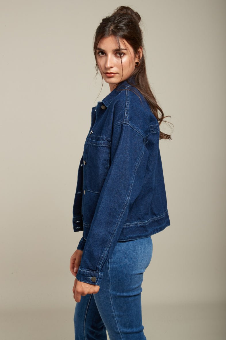 Veste en jean blue denim - Daddy - RIVE GAUCHE