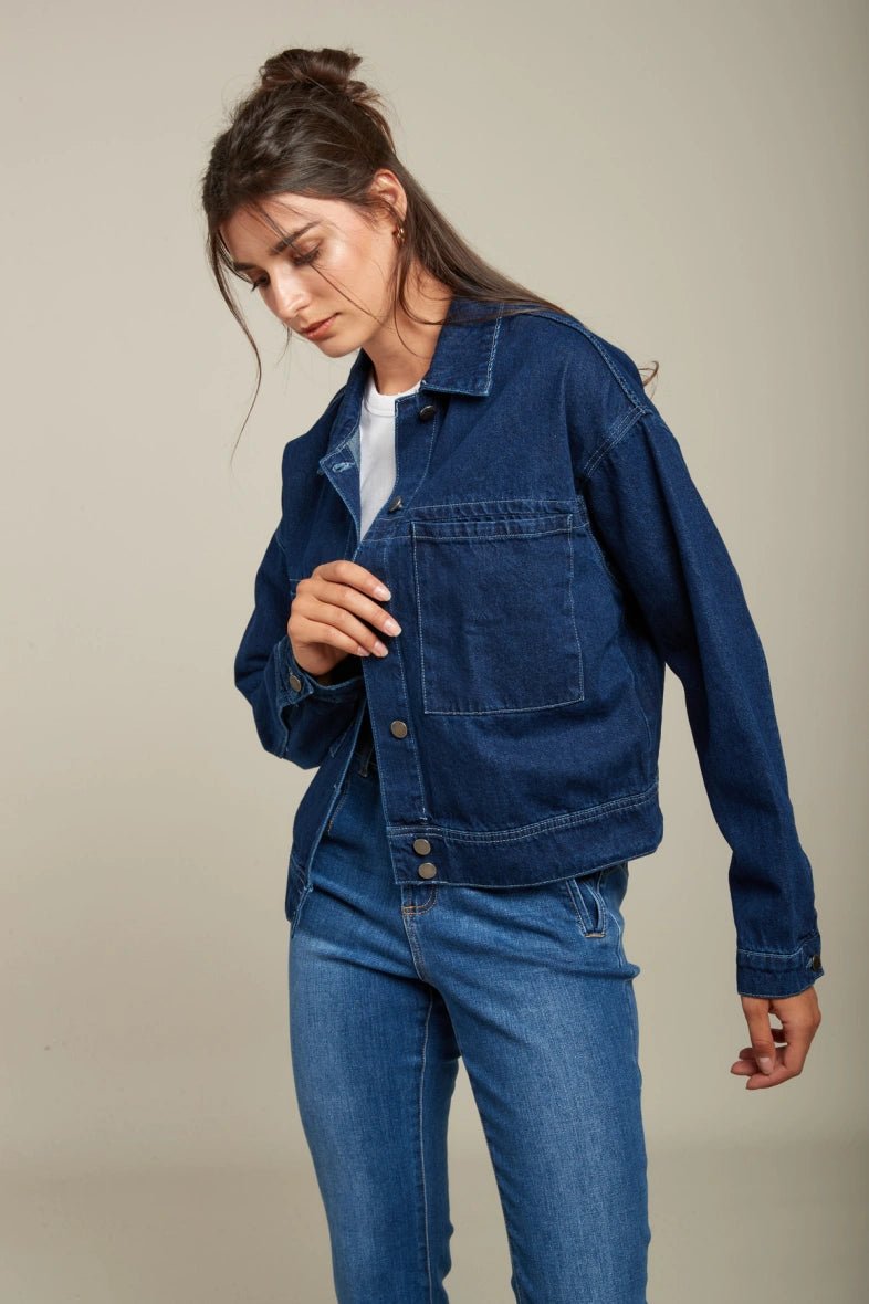 Veste en jean blue denim - Daddy - RIVE GAUCHE