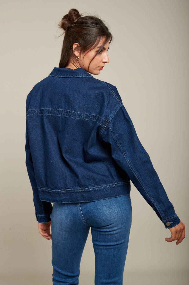 Veste en jean blue denim - Daddy - RIVE GAUCHE