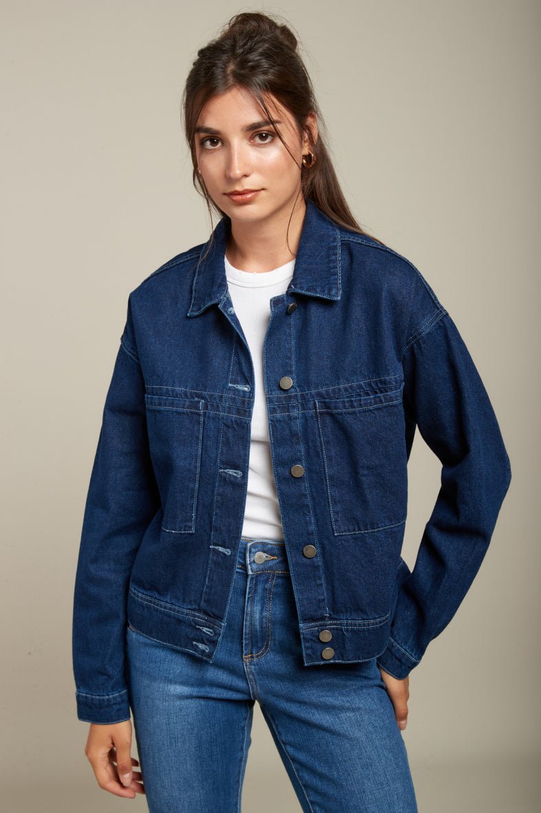 Veste en jean blue denim - Daddy - RIVE GAUCHE