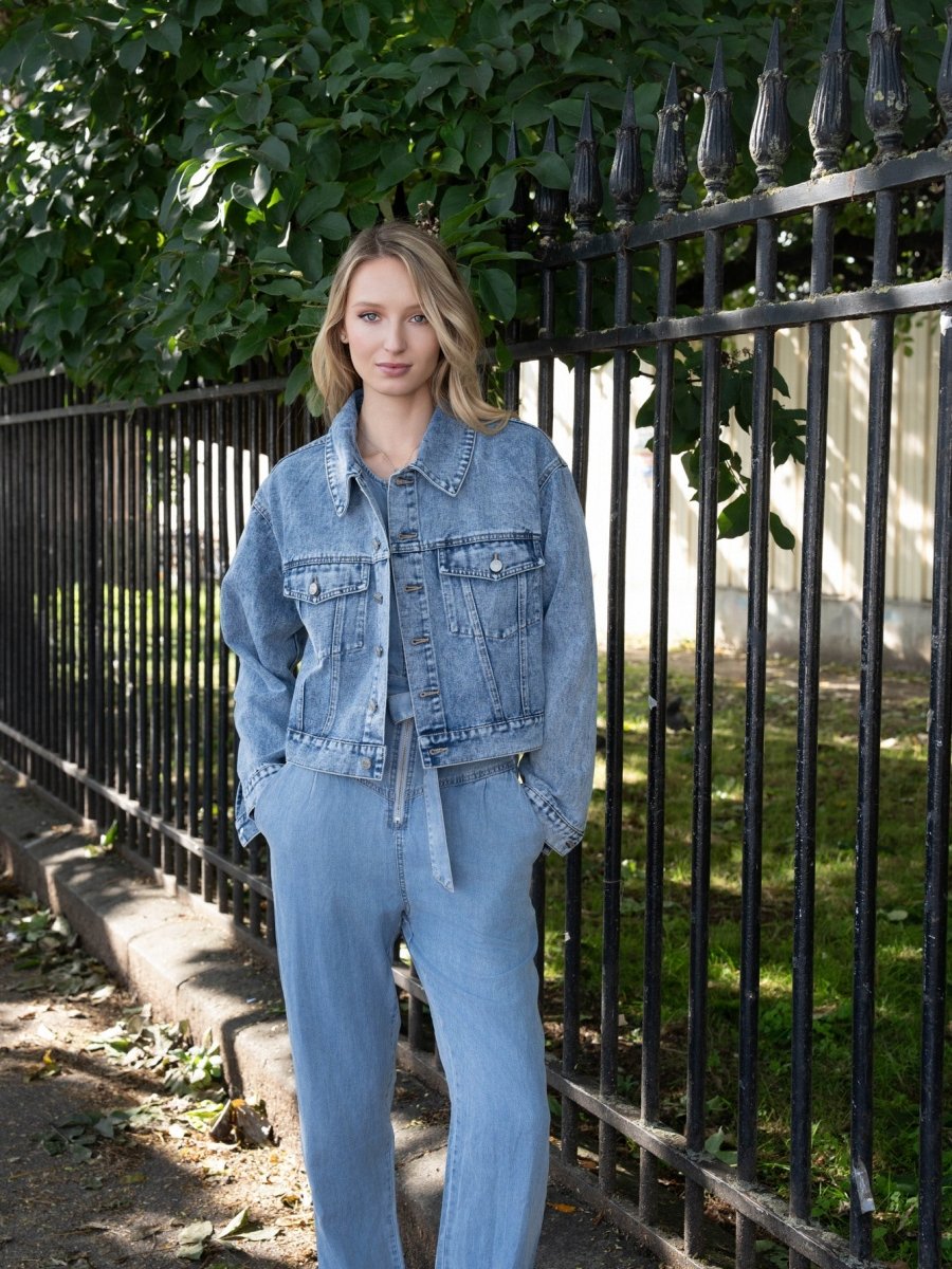 Veste en jeans brodée Tala - RIVE GAUCHE