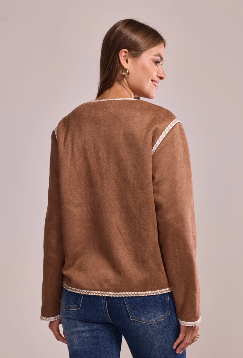 Veste en suédine avec poches multiples Halona - RIVE GAUCHE