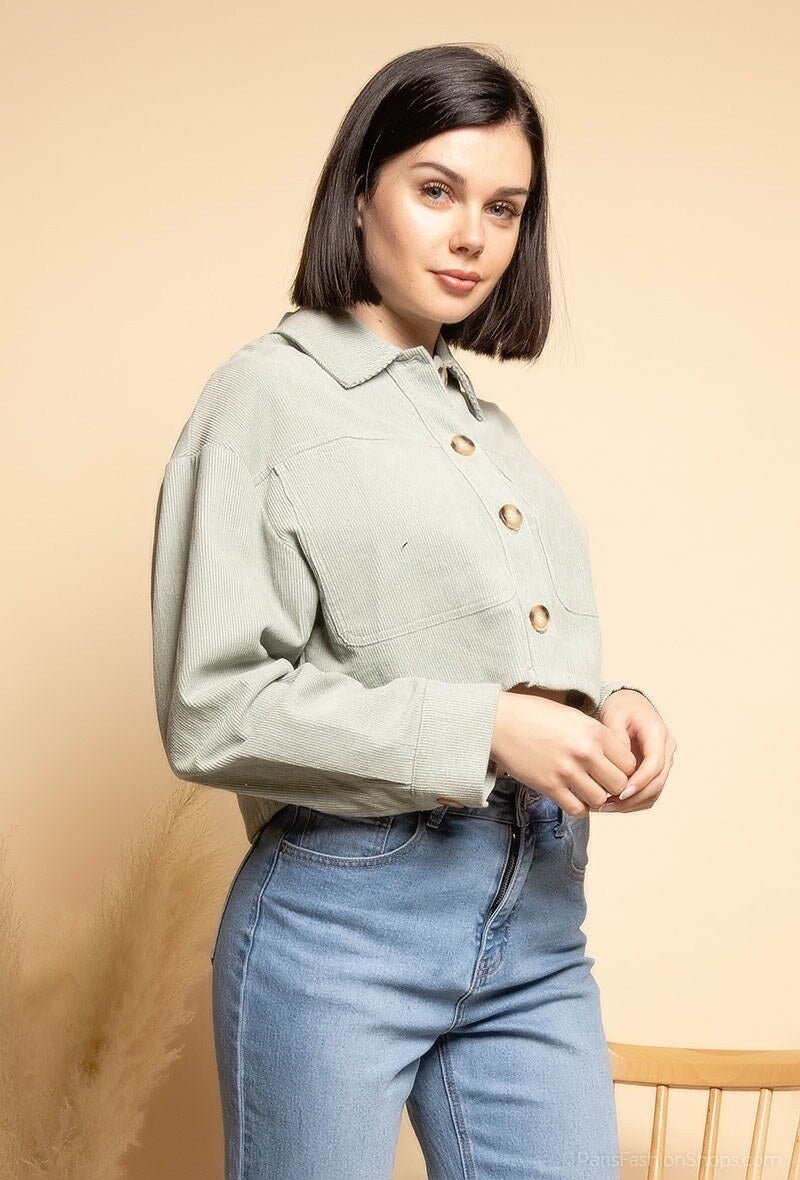 Veste en velours côtelé - RIVE GAUCHE