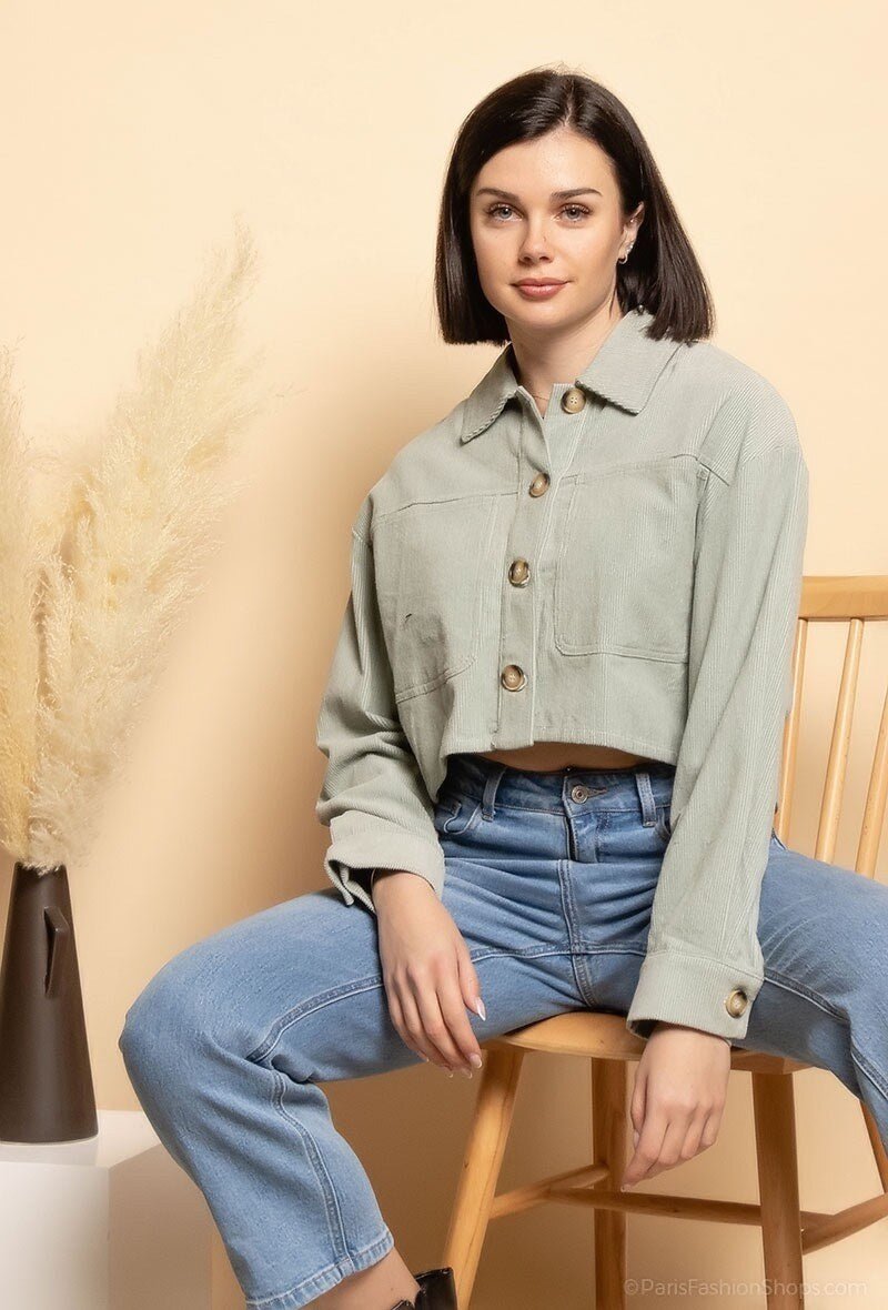 Veste en velours côtelé - RIVE GAUCHE