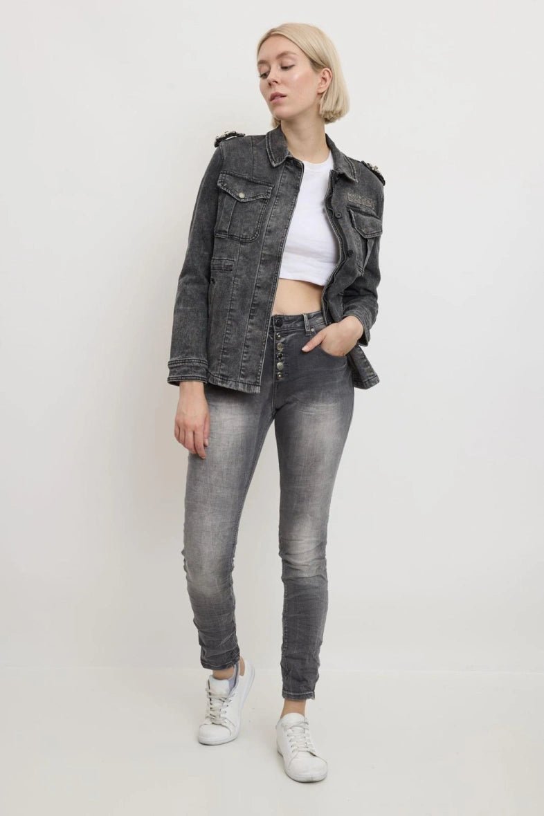 Veste saharienne anthracite - RIVE GAUCHE