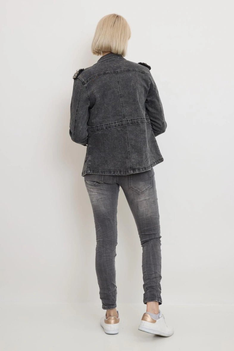 Veste saharienne anthracite - RIVE GAUCHE