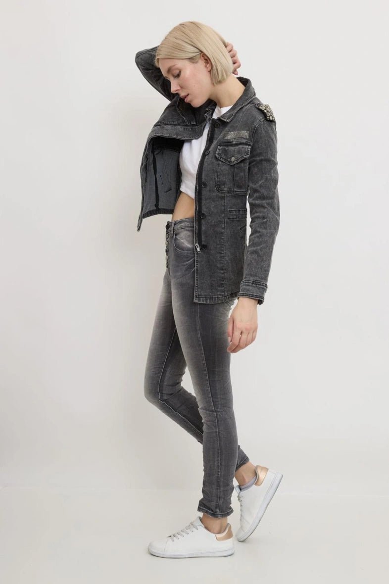 Veste saharienne anthracite - RIVE GAUCHE