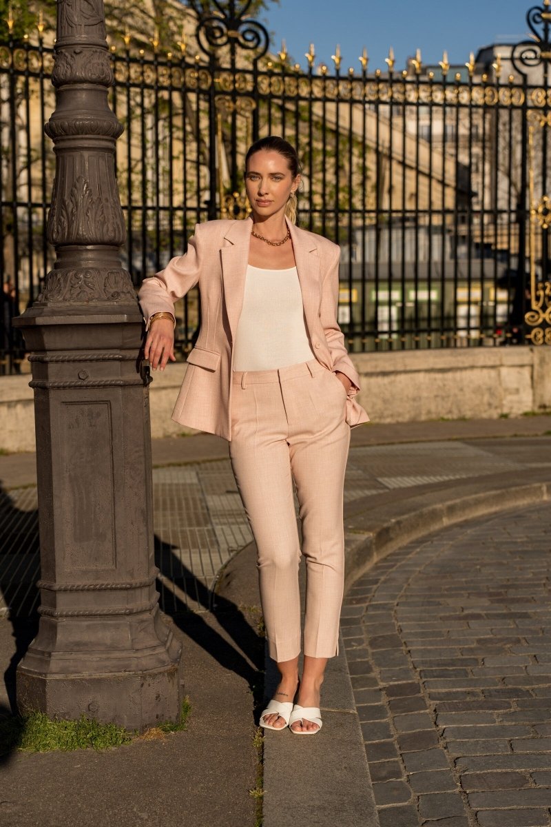 Veste tailleur extra cintrée et épaules larges - RIVE GAUCHE