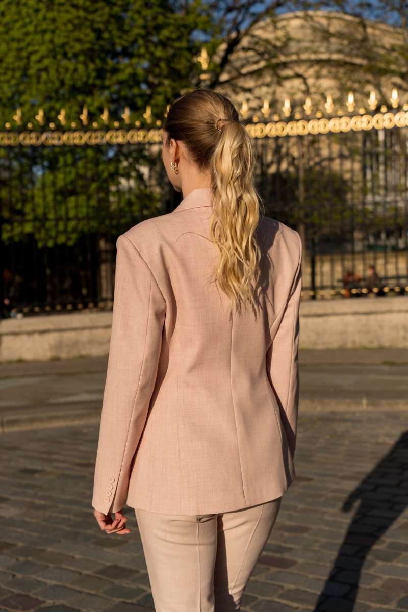 Veste tailleur extra cintrée et épaules larges - RIVE GAUCHE