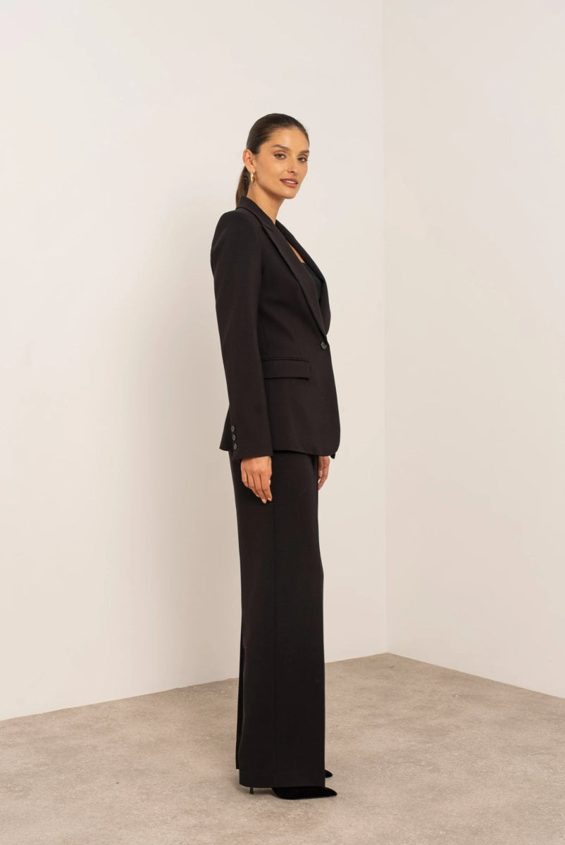 Veste tailleur noire Aura à la coupe ajustée - RIVE GAUCHE