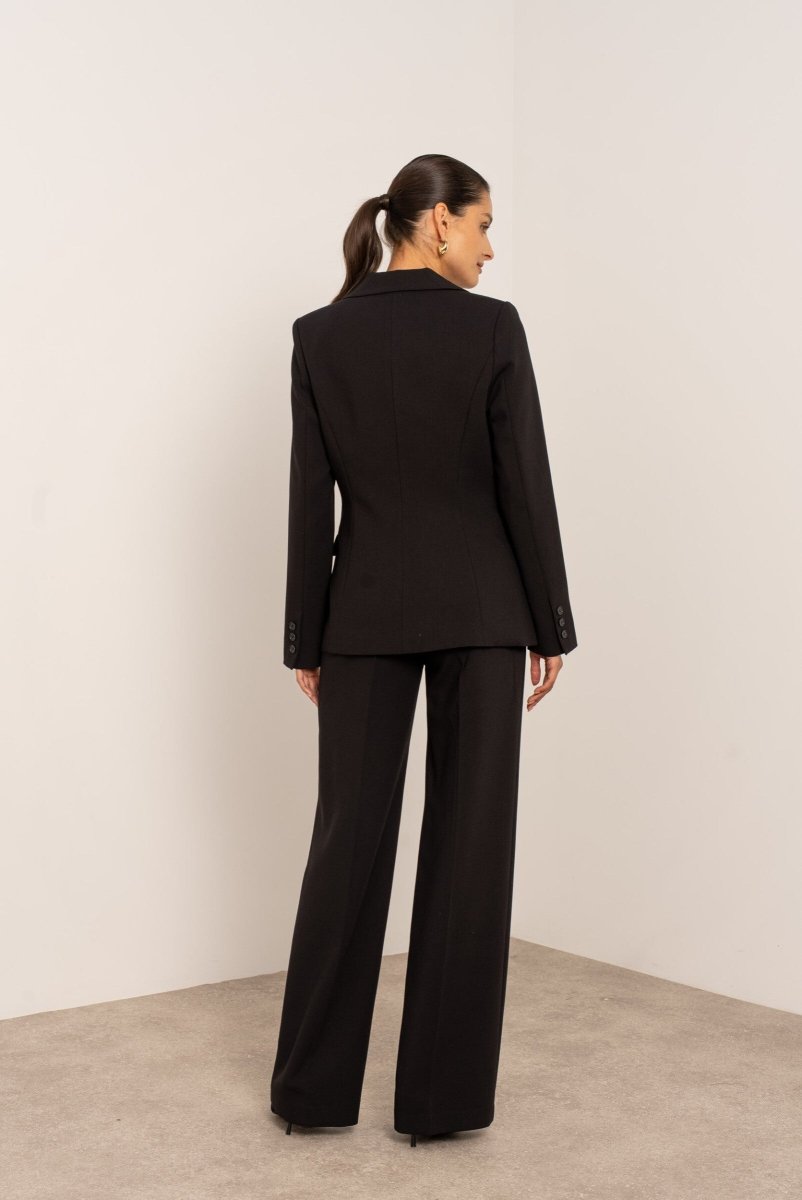 Veste tailleur noire Aura à la coupe ajustée - RIVE GAUCHE